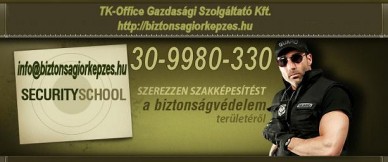 Biztonsági őr (személy és vagyonőr) OKJ-s képzés